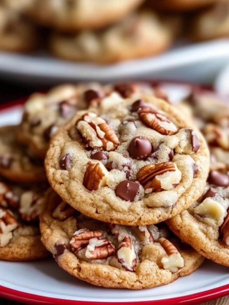  Salted Caramel Pecan Chocolate Chip Cookies