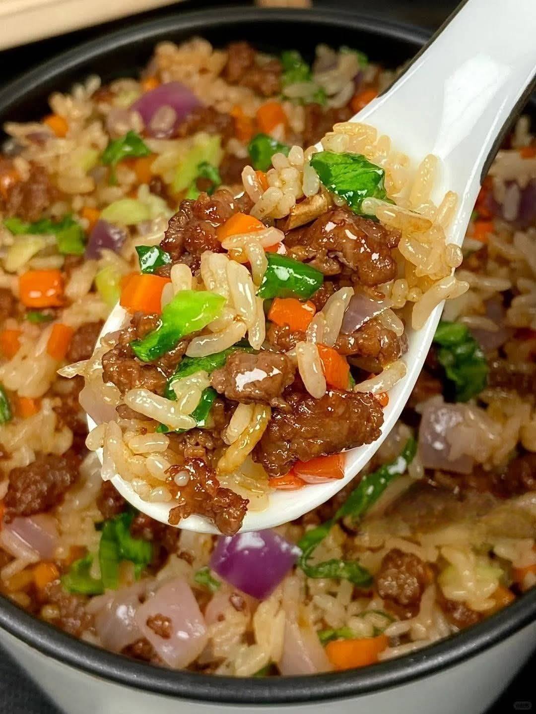 Onion beef fried rice recipe, Beef fried rice with vegetables, How to make fried rice with beef, Healthy beef fried rice, Easy beef fried rice recipe, Chinese beef fried rice, Beef and onion stir fry recipe, Quick dinner with beef and rice, Beef fried rice with soy sauce, Low-calorie beef fried rice, Best fried rice recipes, One-pan beef fried rice, Beef fried rice for meal prep, Healthy fried rice with beef and onions, Homemade Chinese fried rice, Spicy beef fried rice recipe, Fried rice with beef and onions, Authentic beef fried rice, Beef stir fry rice with onions, Fried rice for lunch or dinner,