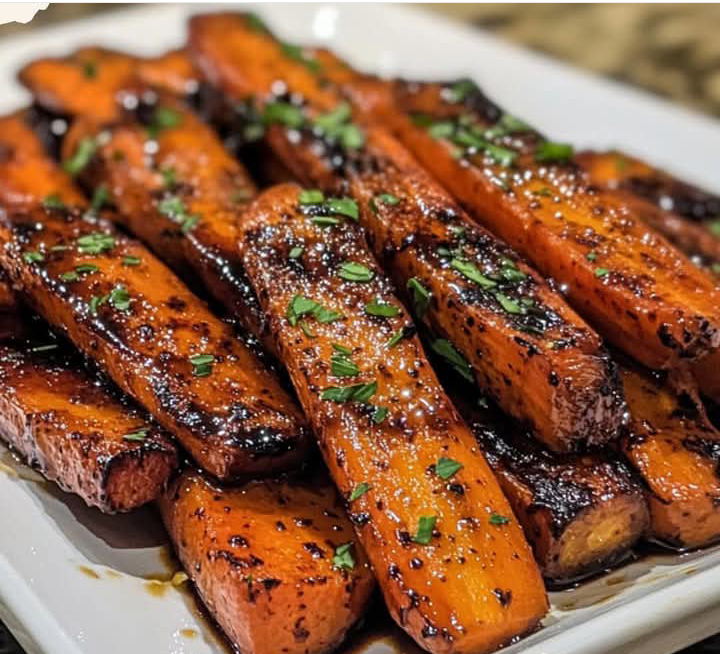 Balsamic Glazed Roasted Carrots