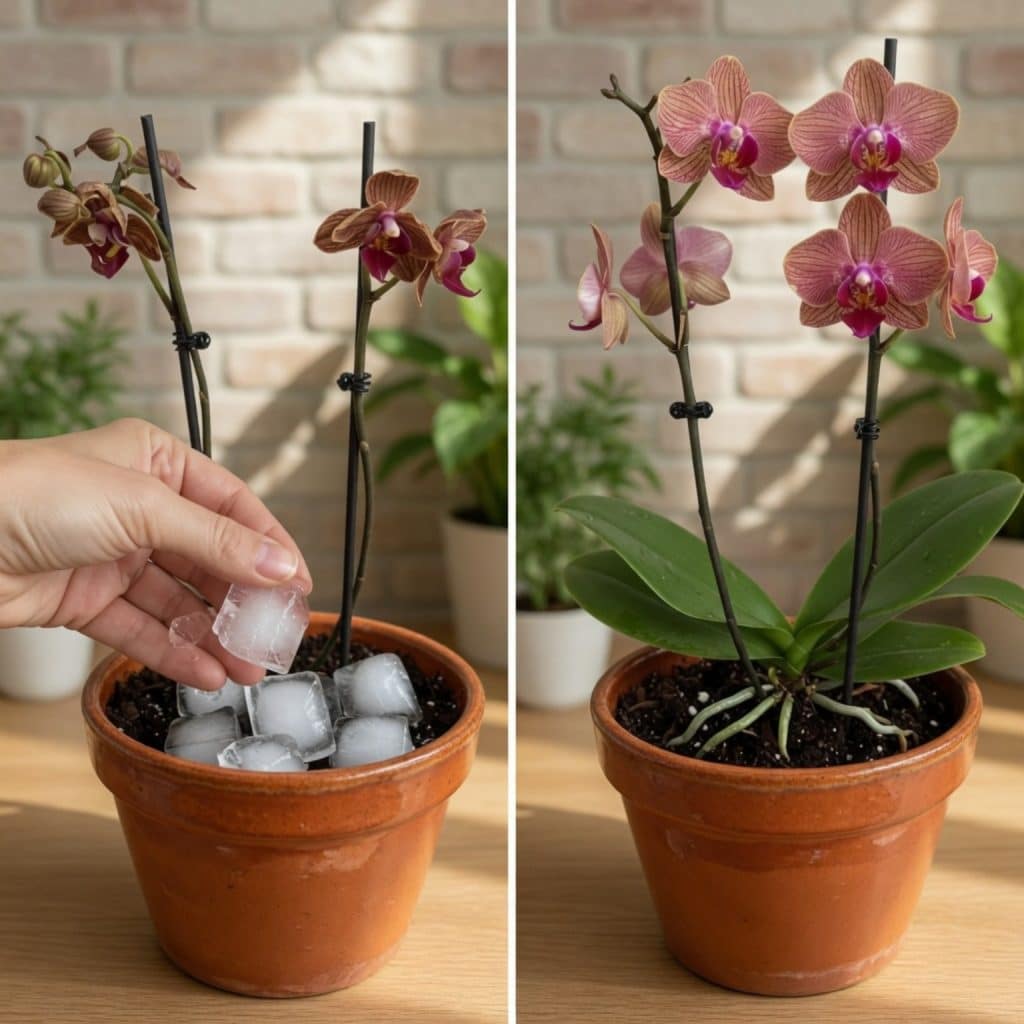 Why Some Homeowners Are Placing Ice Cubes Around Orchid Pots to Support ...